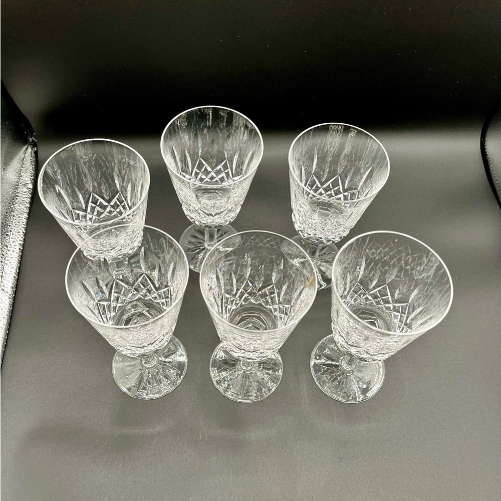 Collectible Waterford Crystal Goblets 7 Inch Tall 8-10 Ounce Handmade In Ireland - Picture 6 of 15